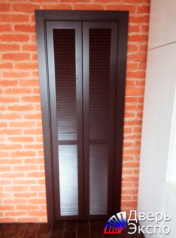 Как используются для встроенных шкафов двери-жалюзи