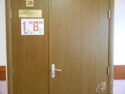 Дверь двустворчатая для школы № 815 г. Москвы. 