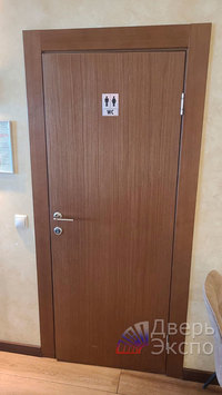 сантехническая дверь шпонированная